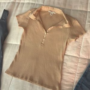 Banana Republic Ribbed Collared Shirt